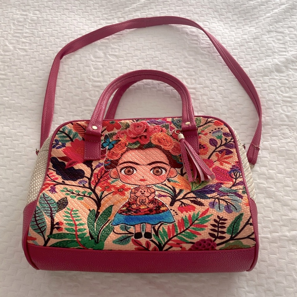Frida Kahlo hand and Crossbody purse